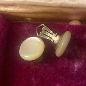 Vintage pearl earrings